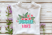 Summer Vibes Png Summer Sublimation, an Illustration by DreamArtGraphic (Thumbnail 3 of 4)