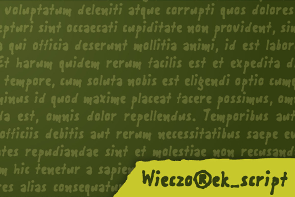 Wieczorekscript preview 2