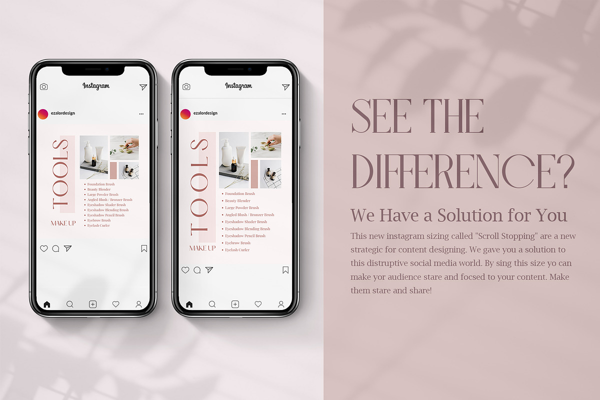 Instagram Beauty Series Creator, a Social Media Template by Analogi Studio