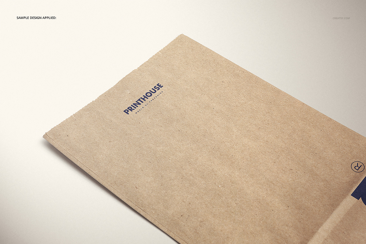 Lunch Kraft Paper Bag Mockup Set, a Household Mockup by creatsy5 (Photo 10 of 13)