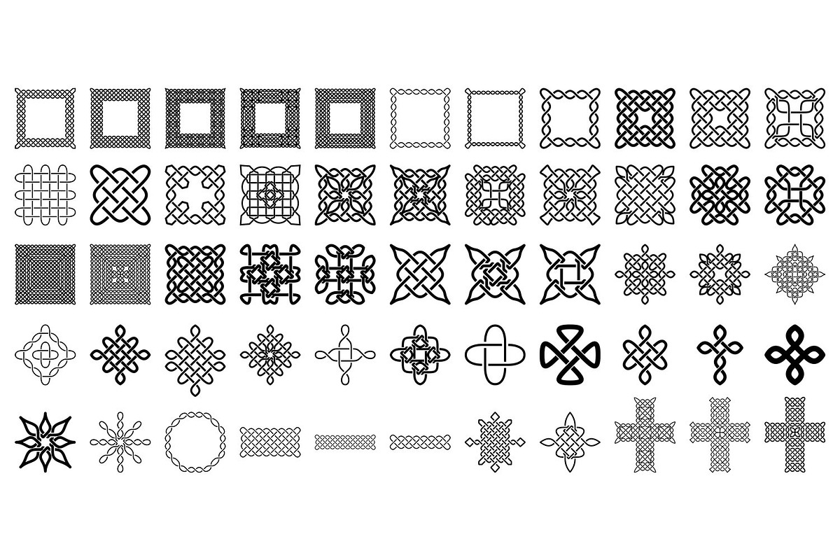 26 Celtic Knot Patterns, a Brush Add-On by Kseniya-Omega (Photo 2 of 10)