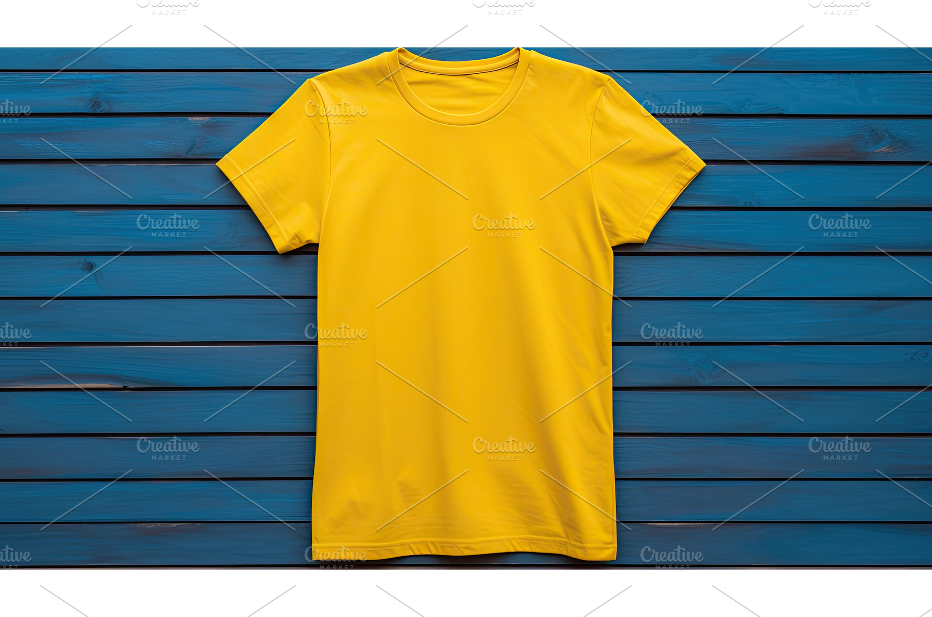vibrant yellow t-shirt mockup ai, a Beauty & Fashion Photo by pikepicture