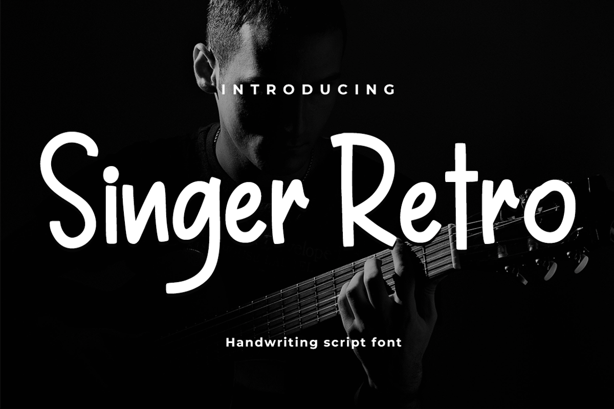 Singer Retro, a Script Font by cocodesign (Photo 1 of 7)