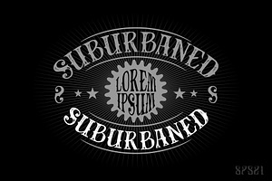 Suburbaned Font