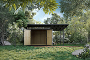 Modern Shed Plans - 8X12 10X12, 8X20, an Object Graphic by elevatedspaces (Thumbnail 4 of 6)