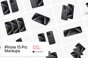 iPhone 15 Pro Mockups