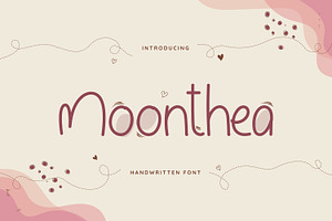 Moonthea Friendly Handwritten Font