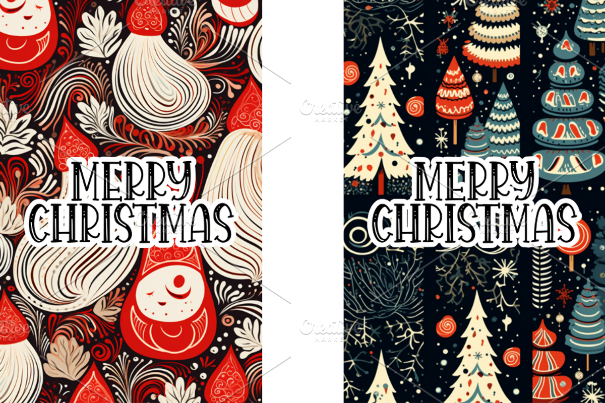Christmas Card Design Bundle 14, a Card Template by Jay Major Designs (Photo 8 of 10)