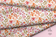 Floral Watercolor Pattern, a Pattern Graphic by Webvilla Studio (Thumbnail 5 of 6)