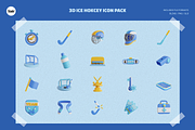 3D Ice Hockey Icon, an Object 3D Model by SLAB! Design (Thumbnail 2 of 4)