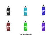 Plastic Water Bottle Mockup, a Cups & Container Mockup by Madjid (Thumbnail 3 of 5)
