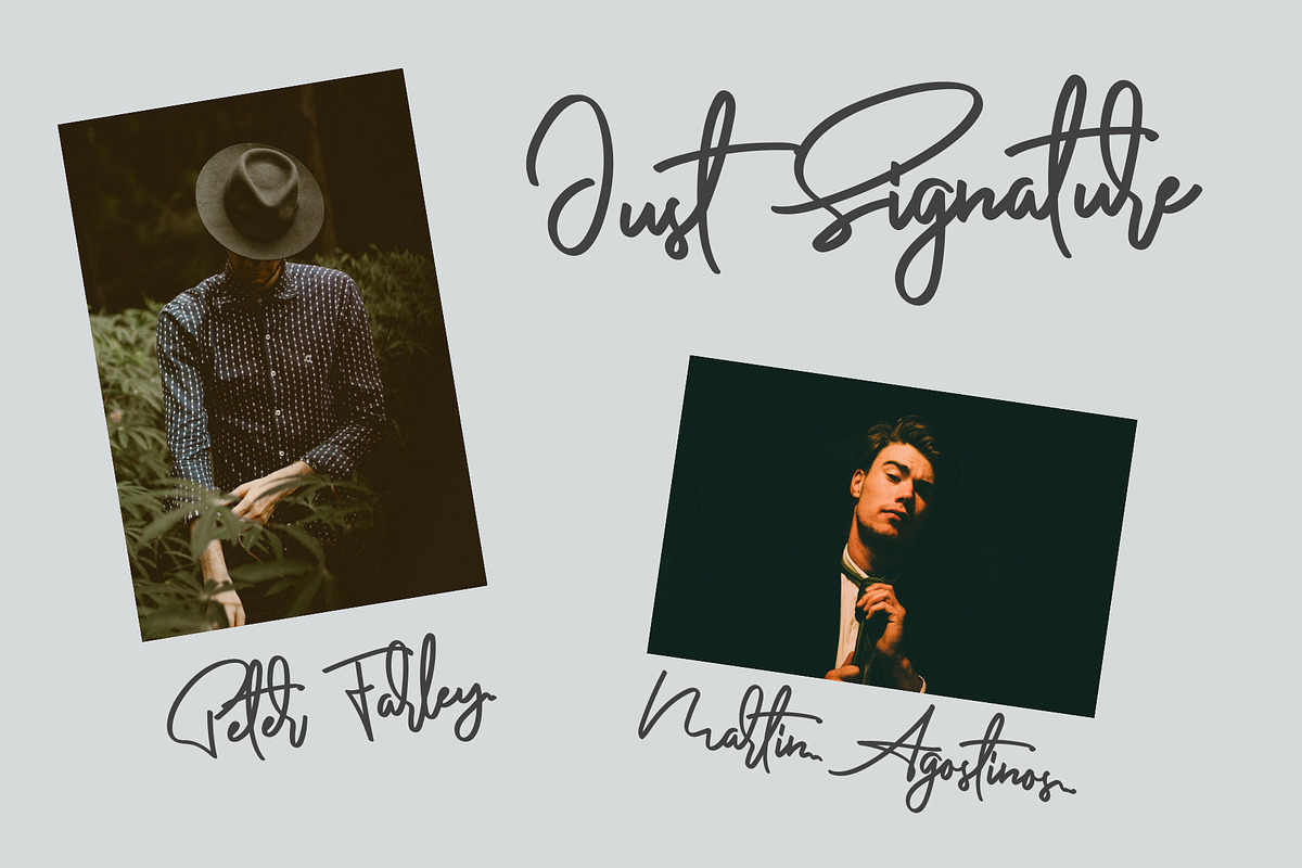 Anderfont - a Signature Font preview 3