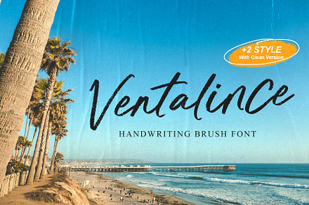 Ventalince - Handwritten Brush Font, a Handwritten Font by Myn Type
