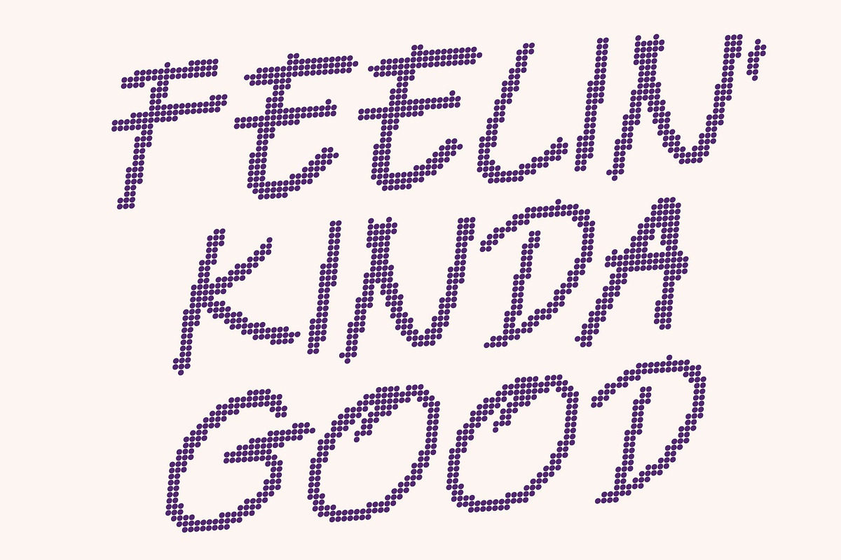 CS Breezy Disco, a Handwritten Font by Craft Supply Co. (Photo 6 of 8)