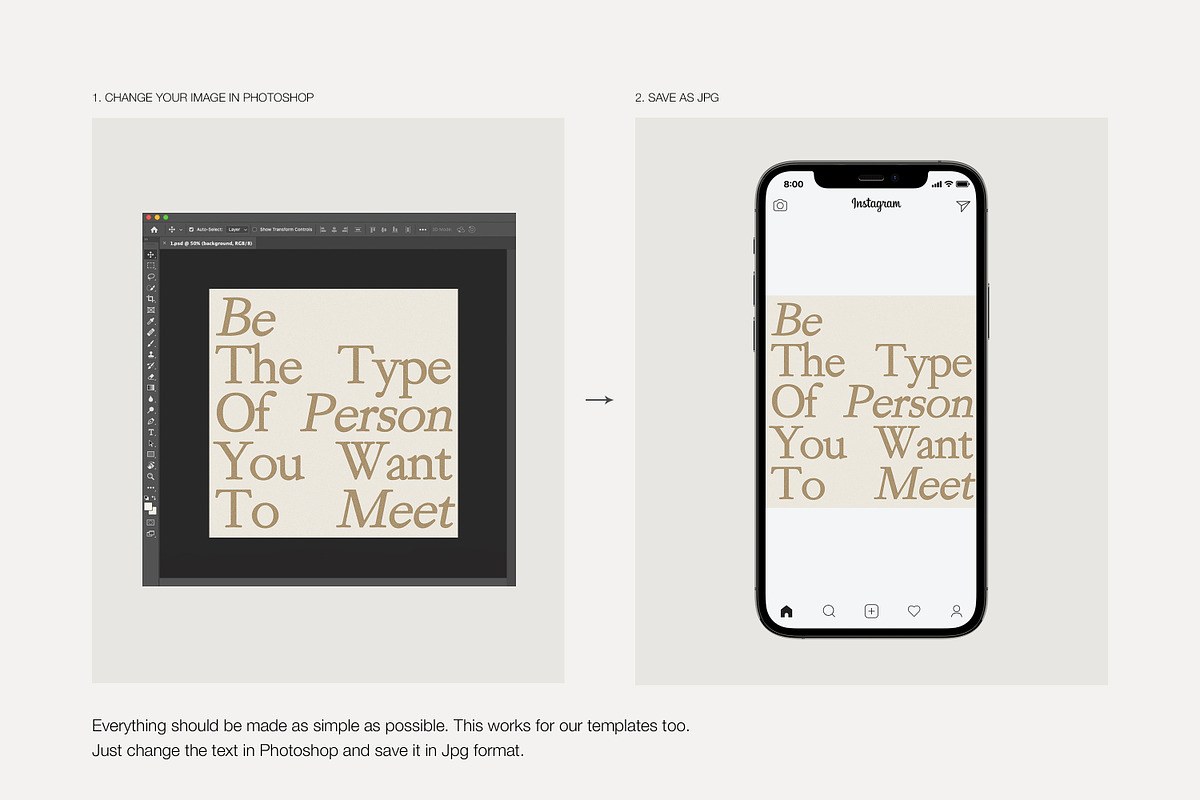 Instagram Quotes Posts Stories PS, a Social Media Template by Love Radiation Studio (Photo 13 of 22)