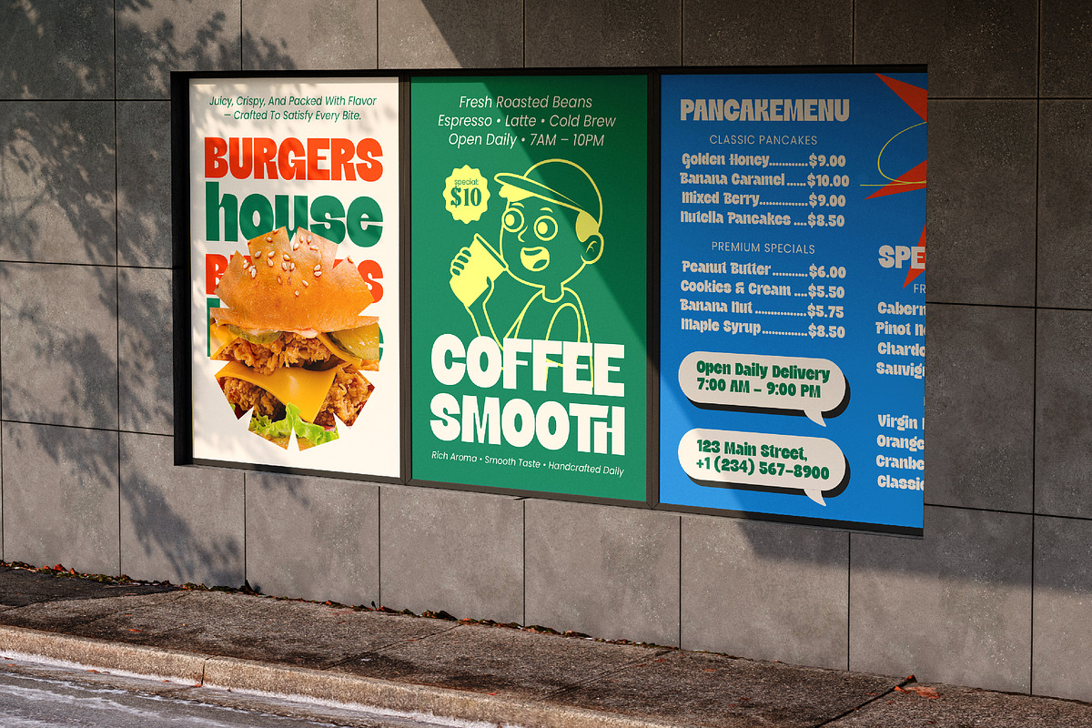 Morning Lacho Chunky Display Sans, a Sans Serif Font by timelesstype.co (Photo 5 of 10)