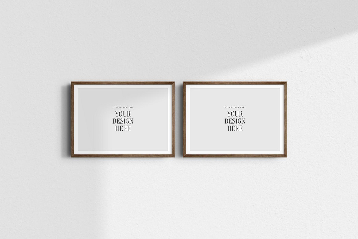 7:5 Frame Mockup BUNDLE A4 5:7 L, a Product Mockup by DESIGN BY nube (Photo 11 of 15)