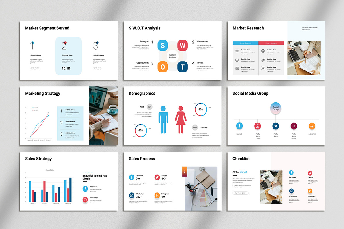 Social Media Marketing Strategy, a Presentation Template by Dream-Lab (Photo 11 of 13)