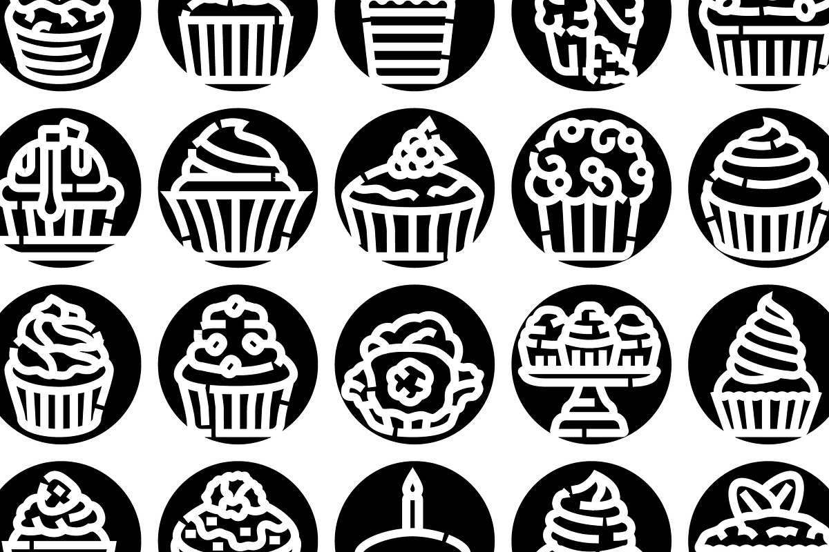 Cupcakes and muffins dessert sweet, an Object Graphic by pikepicture (Photo 3 of 3)