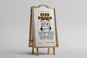 Sign Board Mockup, an Advertising Mockup by Budogol Studio (Thumbnail 4 of 4)