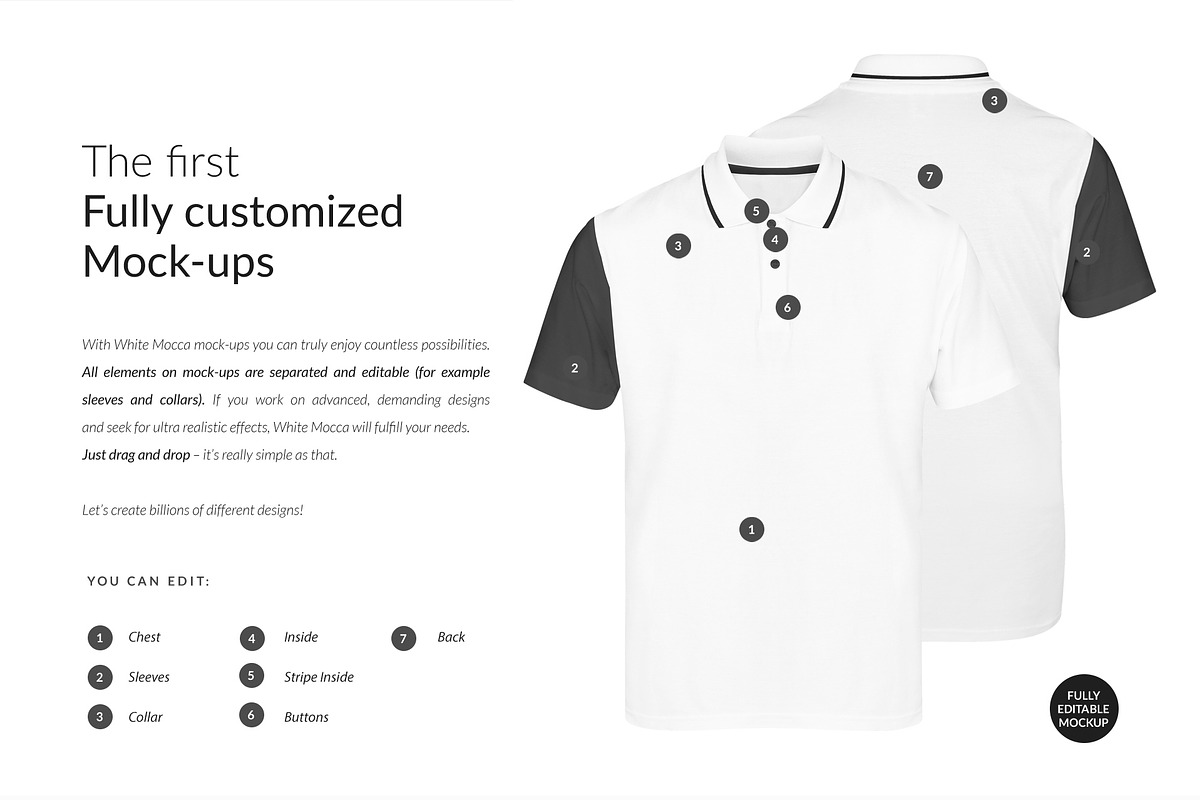 4x Men Polo Ghost Mock-ups FREE DEMO, a Books & Magazine Mockup by Apparel_Mockups (Photo 6 of 22)