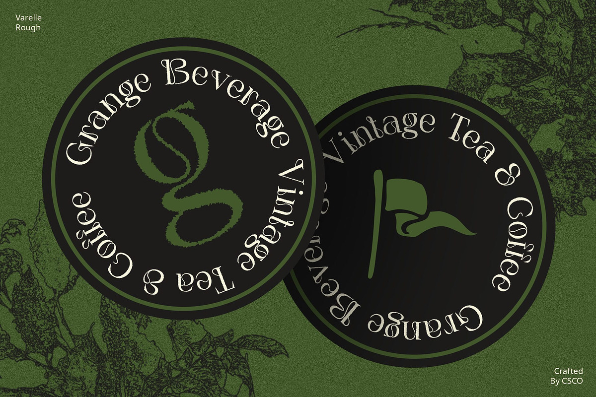 Varelle Rough, a Serif Font by Craft Supply Co. (Photo 2 of 8)