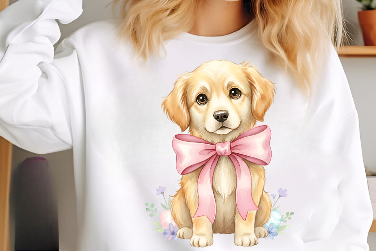 Whimsical Easter Dogs Clipart, an Illustration by SinaCreation (Photo 8 of 11)