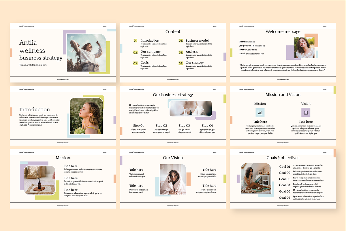 Business Strategy Presentation, a Presentation Template by Hamocreate (Photo 2 of 9)