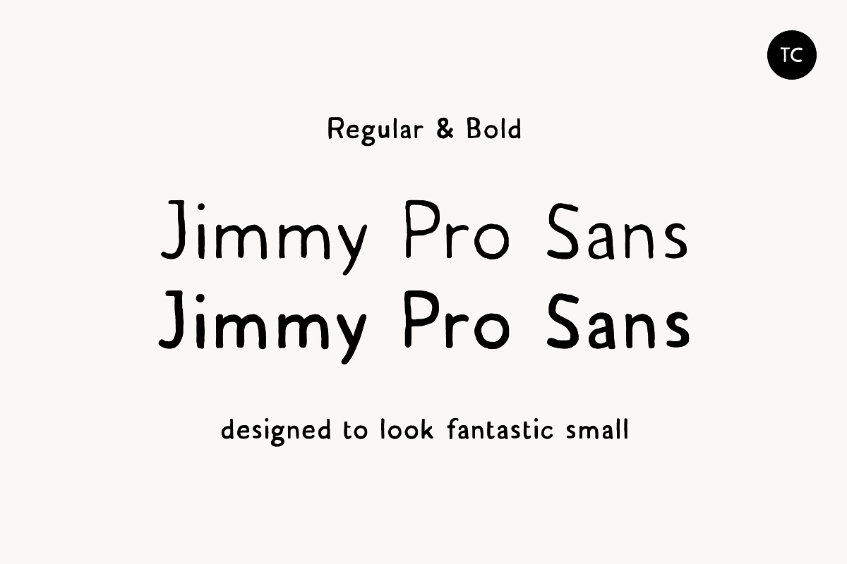 Jimmy Sans Pro - Handwritten Sans, a Sans Serif Font by Tom Chalky (Photo 1 of 7)