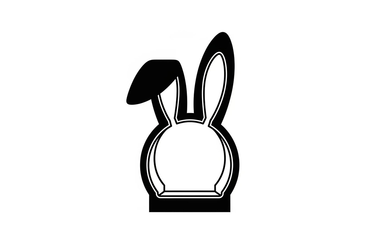 50 Easter Egg Bunny Silhouette, an Illustration by jahid234 (Photo 48 of 51)