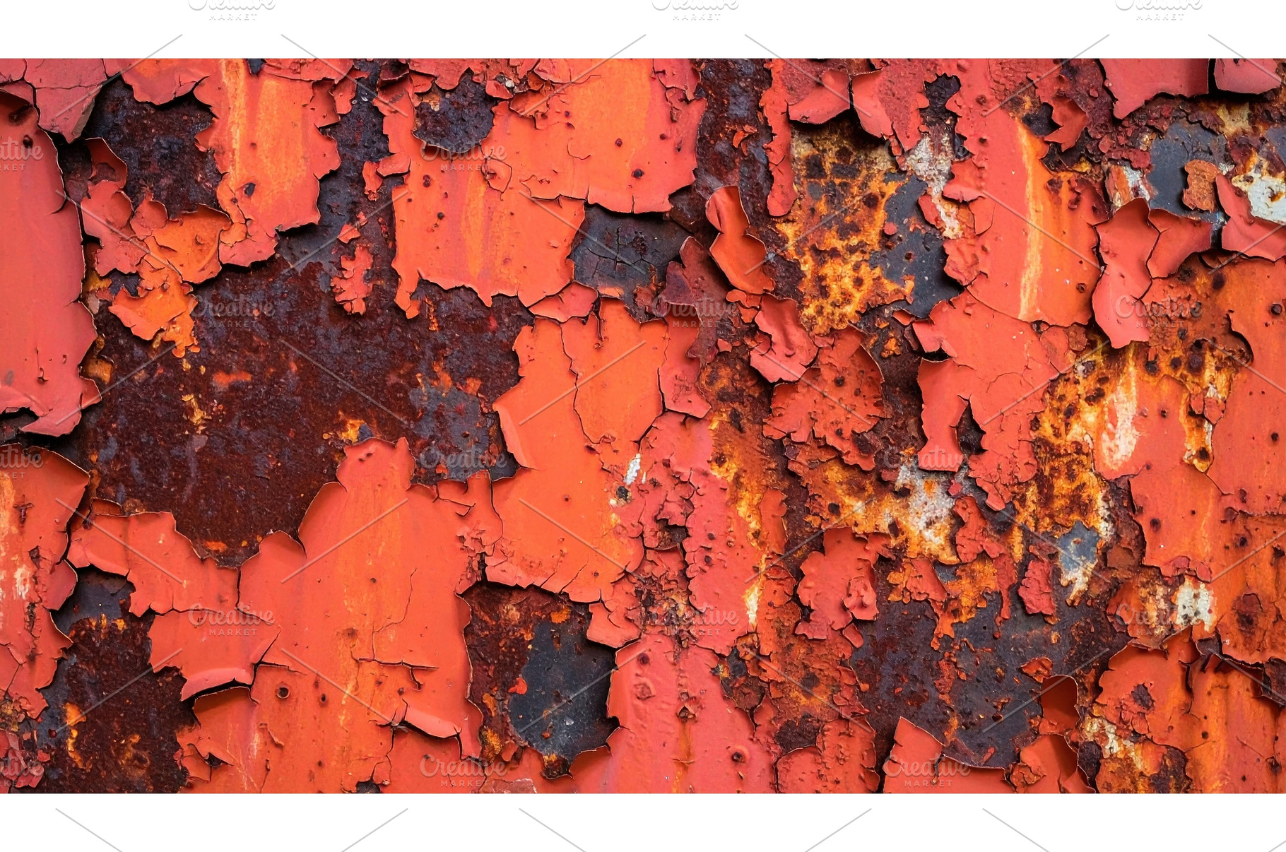 Peeling rusted red paint texture, a Background Photo by Igor Tichonow