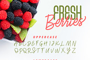 Fresh Berries - Script & Sans Font, a Script Font by Inspiratype (Thumbnail 8 of 10)