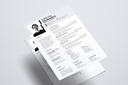 Minimal Resume Word, Photoshop, a Resume Template by Axpand (Thumbnail 4 of 7)