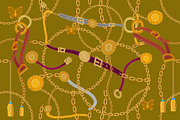 Chain Prints, a Texture Graphic by Svetlana Kononova (Thumbnail 7 of 7)