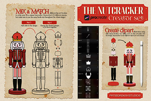 Procreate Nutcracker creator set