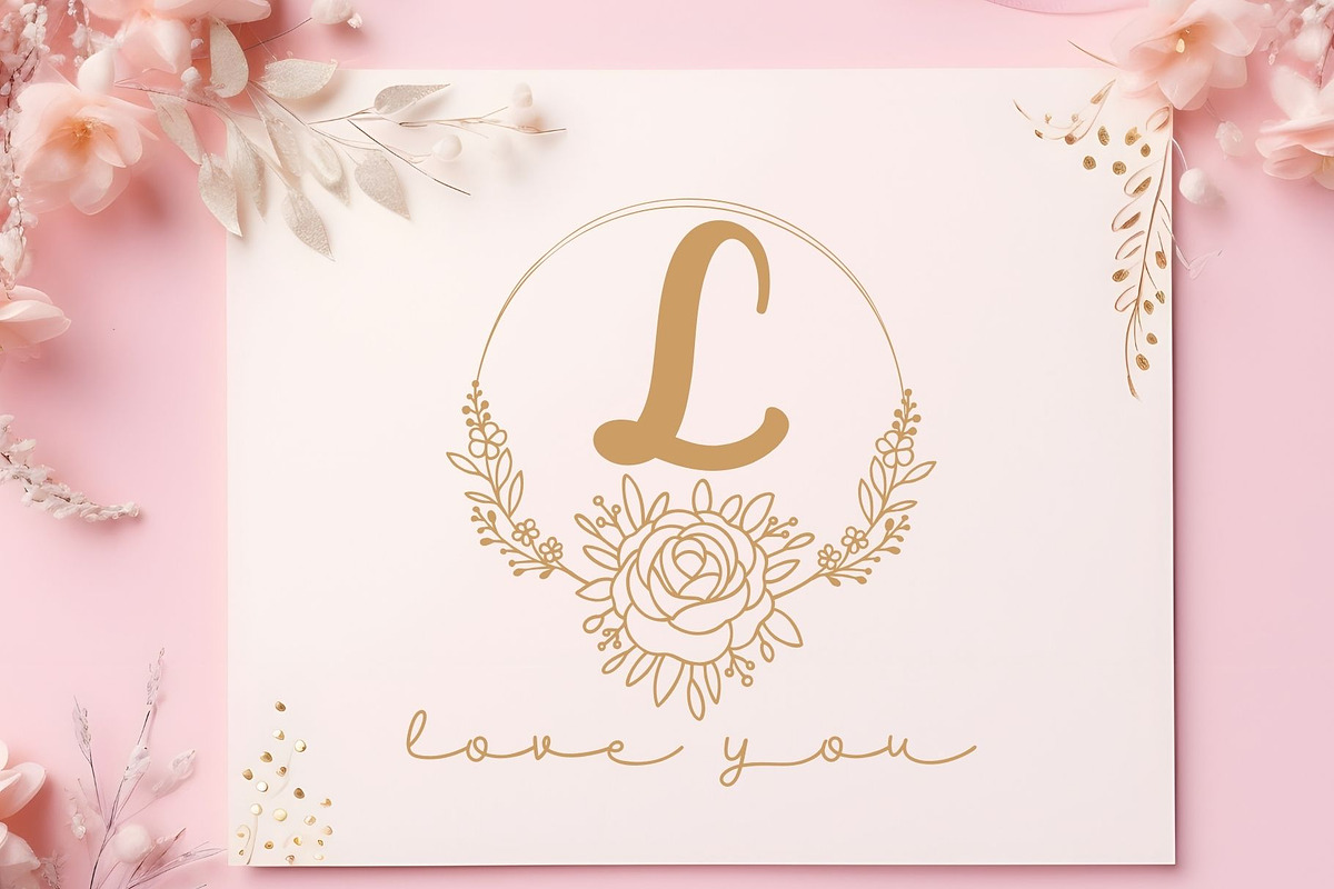 Botanica Monogram Font, a Symbol Font by AnningArts (Photo 3 of 9)