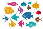 Exotic Underwater Creatures Drawings, a Decorative Illustration by Adiemus (Thumbnail 2 of 9)