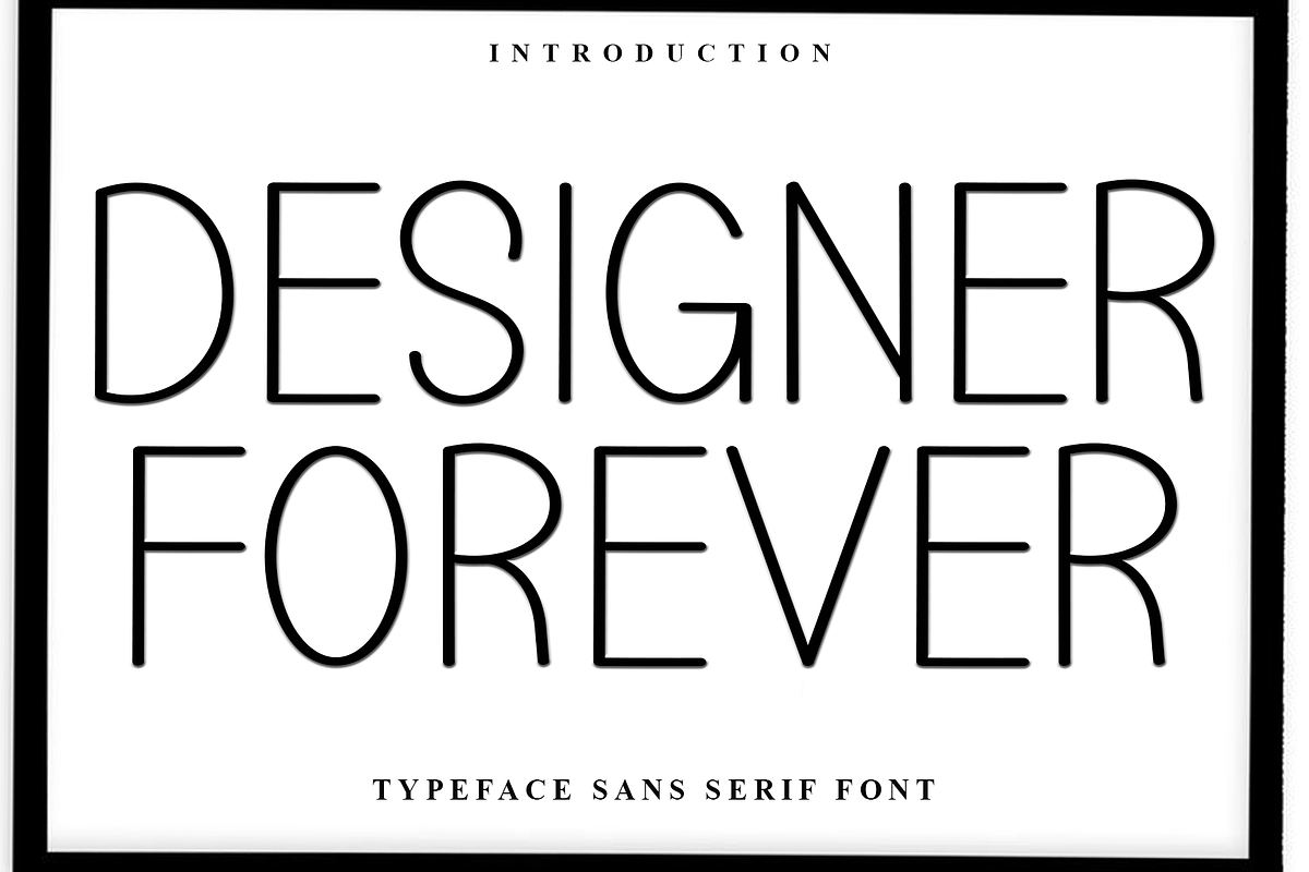 Designer Forever, a Font by FreshTypeINK (Photo 1 of 7)