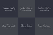 Forest Hills Script, a Script Font by Peacelettering (Thumbnail 7 of 8)