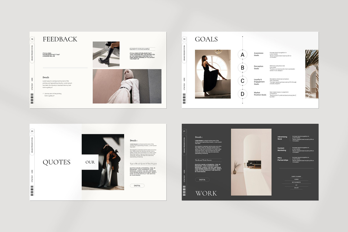 Brand Strategy Presentation Template, a Presentation Template by PrintIdea (Photo 6 of 8)