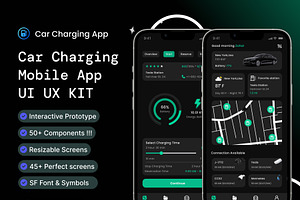 EVCharge Link - EV Charging Apps UI, an UI Kit Template by Muhammad_Ahmad