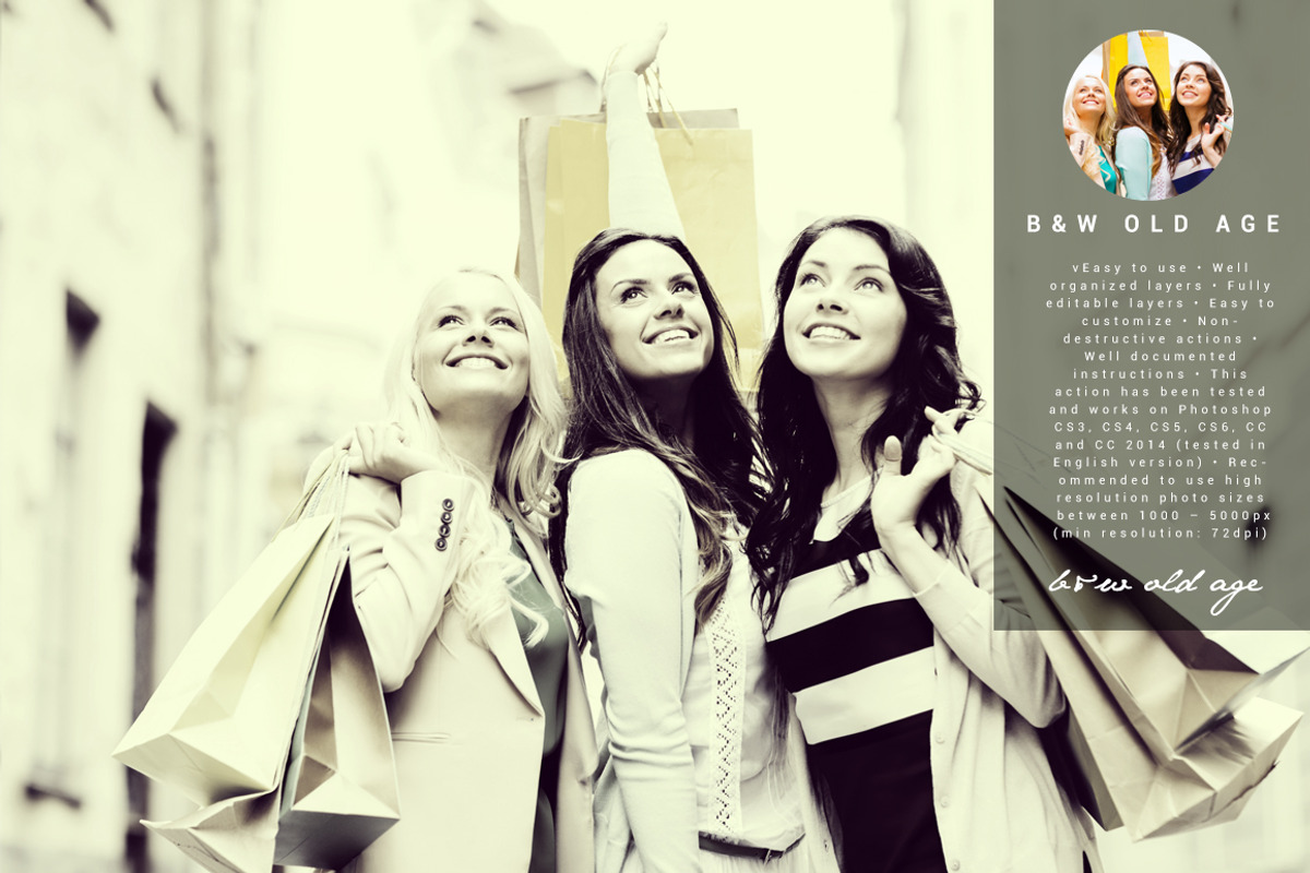 140+ Black & White Photoshop Action, an Action Add-On by DuoFankaar (Photo 8 of 12)