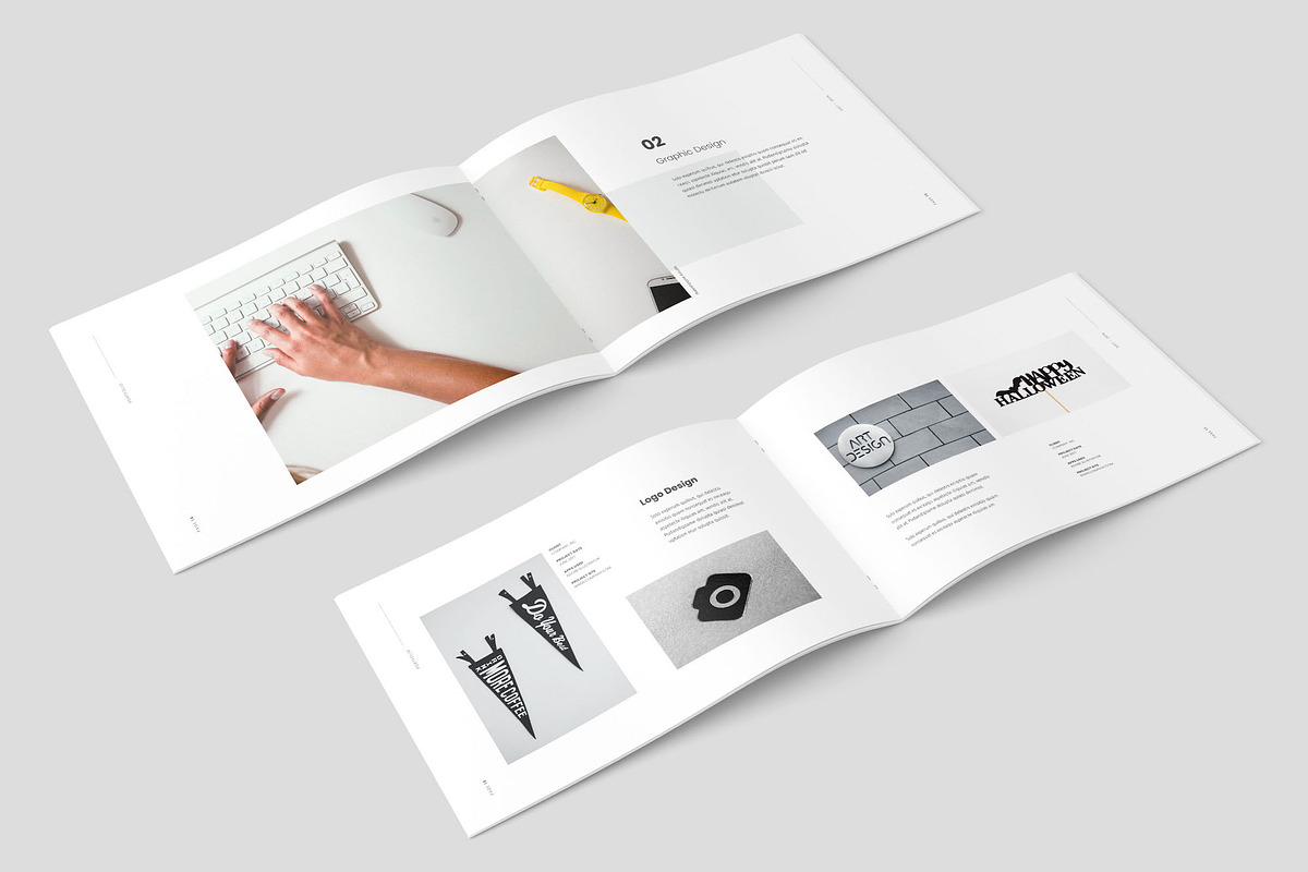 Design Portfolio Template, a Brochure Template by Meenom Templates (Photo 5 of 9)