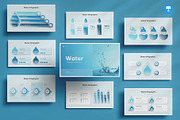 Water Infographic Keynote, a Presentation Template by Pixslides (Thumbnail 1 of 4)