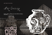 Art Gallery Clipart, Museum Ink Set, an Object Illustration by The October Creative (Thumbnail 7 of 13)