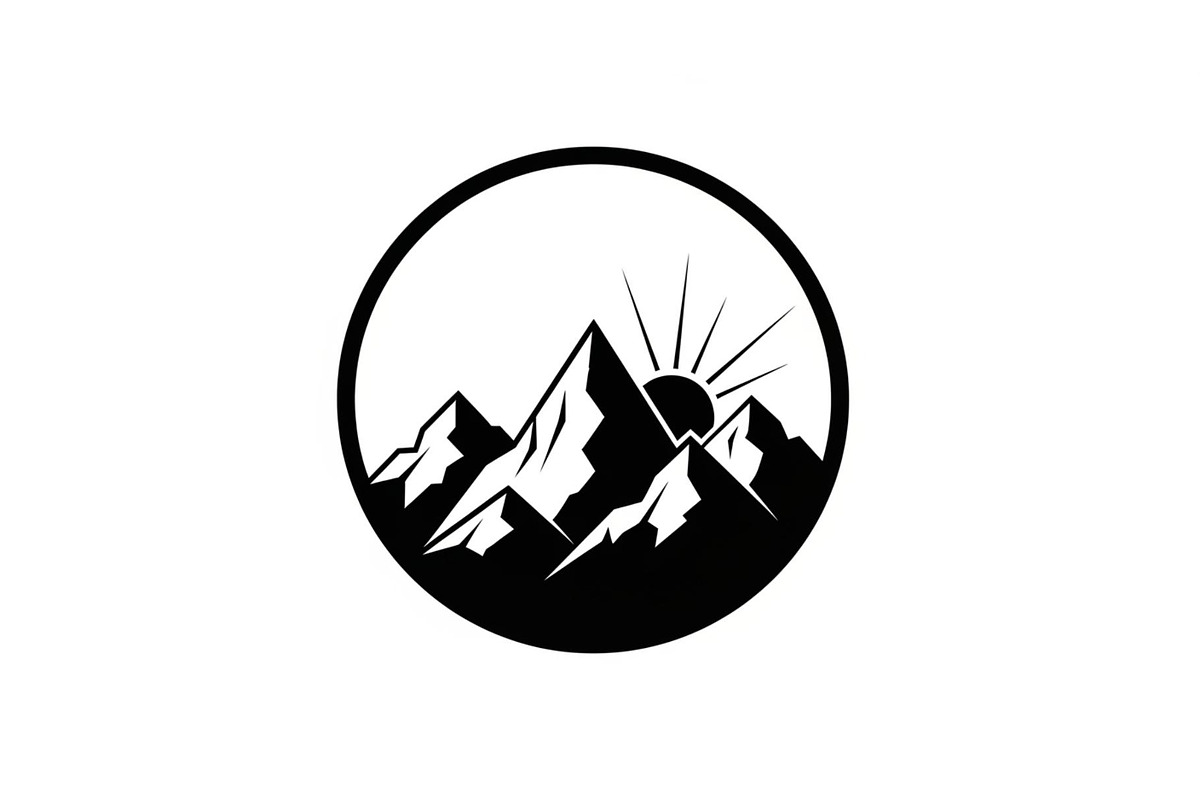 Mountain Sunrise Circle Bundle, an Illustration by Designs_River (Photo 3 of 31)