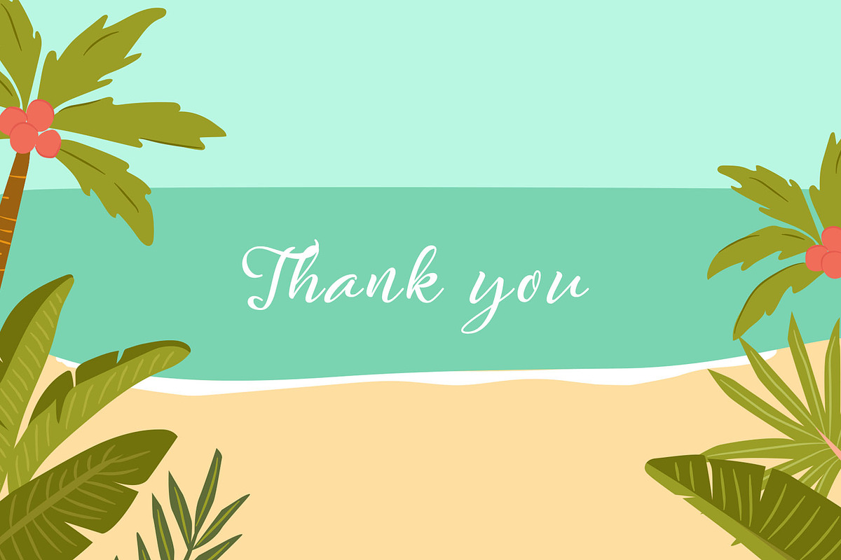 Tropical Summer Beach Illustrations, a Background Graphic by CreativeChristiana (Photo 14 of 14)