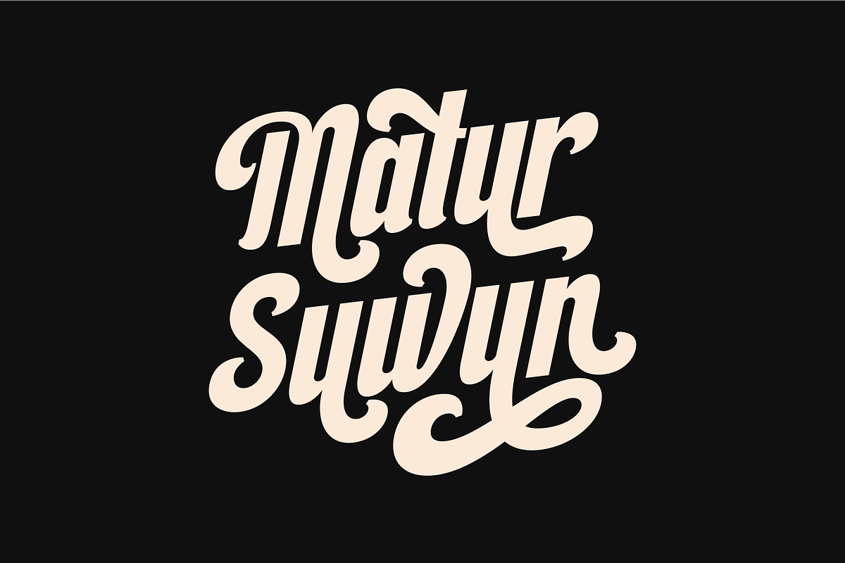 Nuraga, a Font by A.Budianto (Photo 6 of 6)
