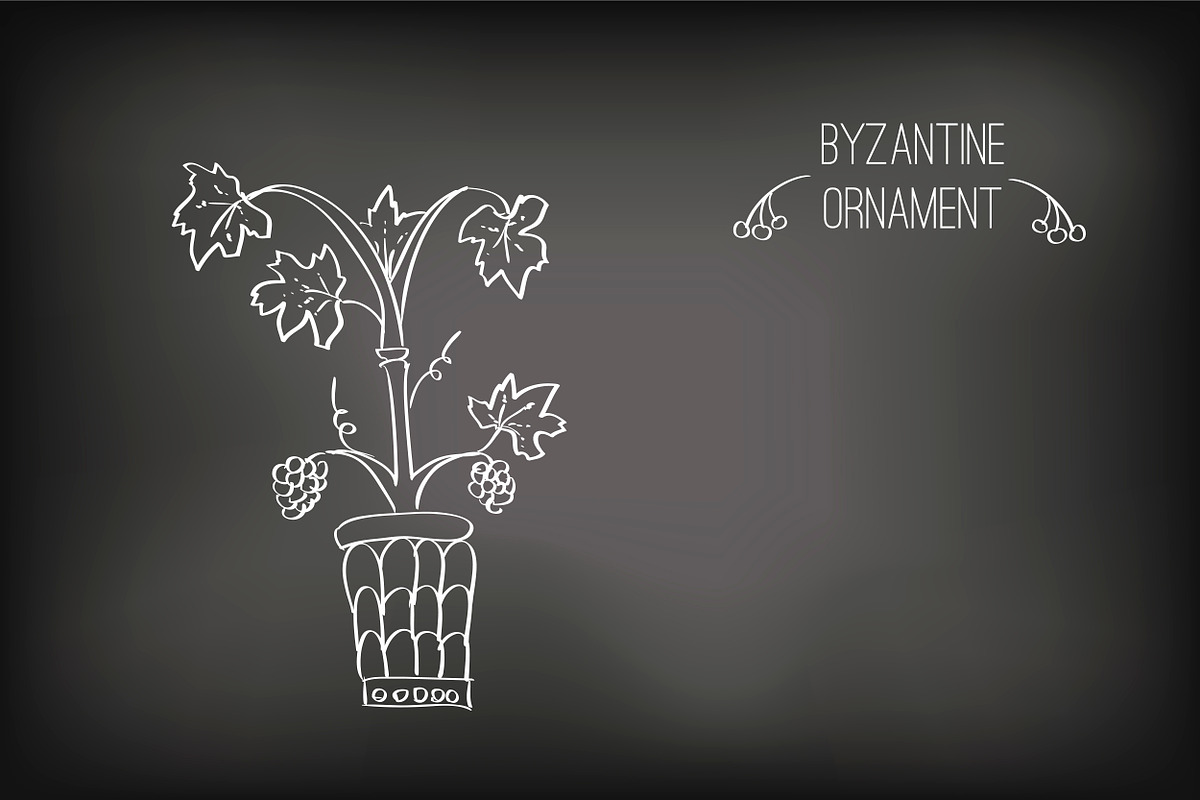 №11 Byzantine Ornament, a Decorative Illustration by Rasveta (Photo 2 of 5)