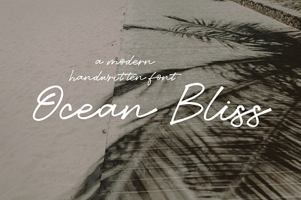 Ocean Bliss | Modern Handwritten